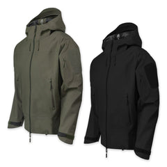 PDW Aegis LT 3-layer waterproof breathable hardshell Ranger Green and Black