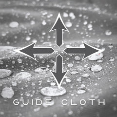 PDW Guide Cloth DWR rain drops