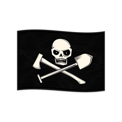 PDW Jolly Roger Overland Sticker