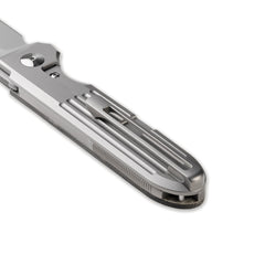 PDW SPD Invictus-SP EDC knife OD green micarta titanium low ride pocket clip detail