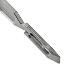 SPD titanium spork pry bar function — opens paint cans sterno tins