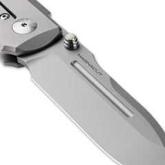 Dual thumbstuds with GITD glow-in-dark cabochon inlays, PDW Invictus-SP