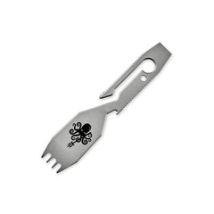 PDW Ti-Spork Chop spork function — aerospace titanium food safe corrosion proof
