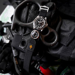 PDW SPD 20mm titanium FXDS watch strap black regular length Rolex Sub