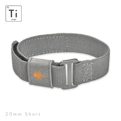 Ti-FXDS Strap 20mm - Gray Short