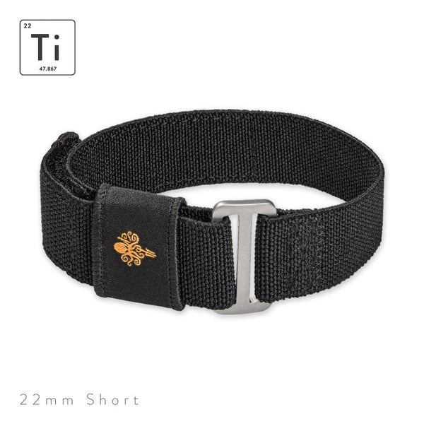 Ti-FXDS Strap 22mm - Black Short
