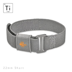 Ti-FXDS Strap 22mm - Gray Short