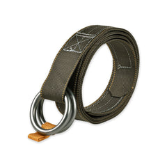 PDW Ti-Ring Belt in Ranger Green titanium ring friction belt front view