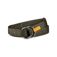 MILSPEC tracer rigger's webbing detail on the PDW Ti-Ring Belt Ranger Green