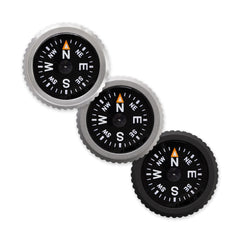 PDW Titanium Watch Band Compass polished matte PVD finishes top view