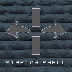 Stratus Down Hoodie - Outpost Blue