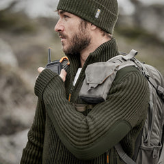 CWO Full Zip Sweater - OD Green