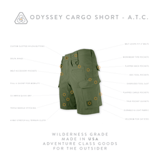 Odyssey Cargo Short ATC - Transitional Field Green