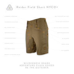 Raider Field Short NYCO+ - All Terrain Brown