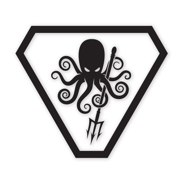 SPD Kraken ProCut Sticker - Black