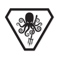 SPD Kraken ProCut Sticker - Black