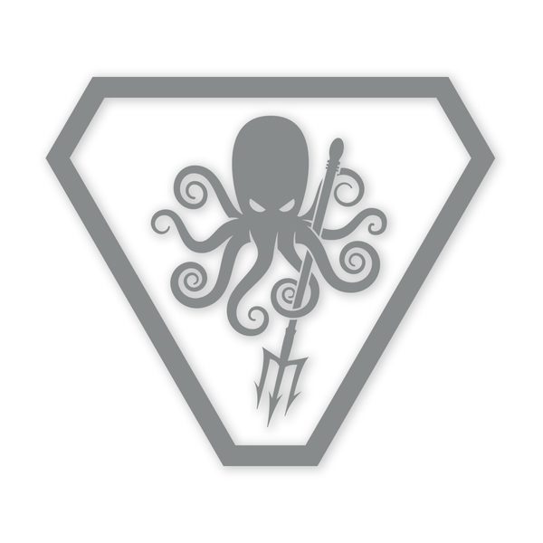 SPD Kraken ProCut Sticker - Gray