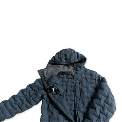 Stratus Down Hoodie - Outpost Blue