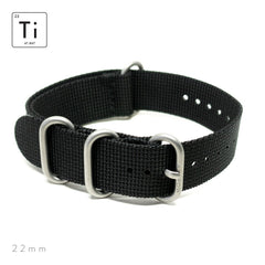 Ti-HDR Strap 22mm - Black