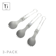 Ti-Line Folding Spork (3 Pack)