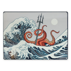 SPD Great Kraken Wave Tin Sign