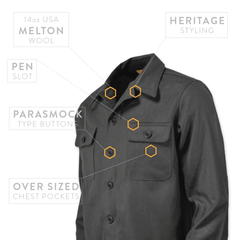 DRB Woodsman Shirt - Owl Gray