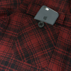DRB Woodsman Shirt - Red-Black Plaid
